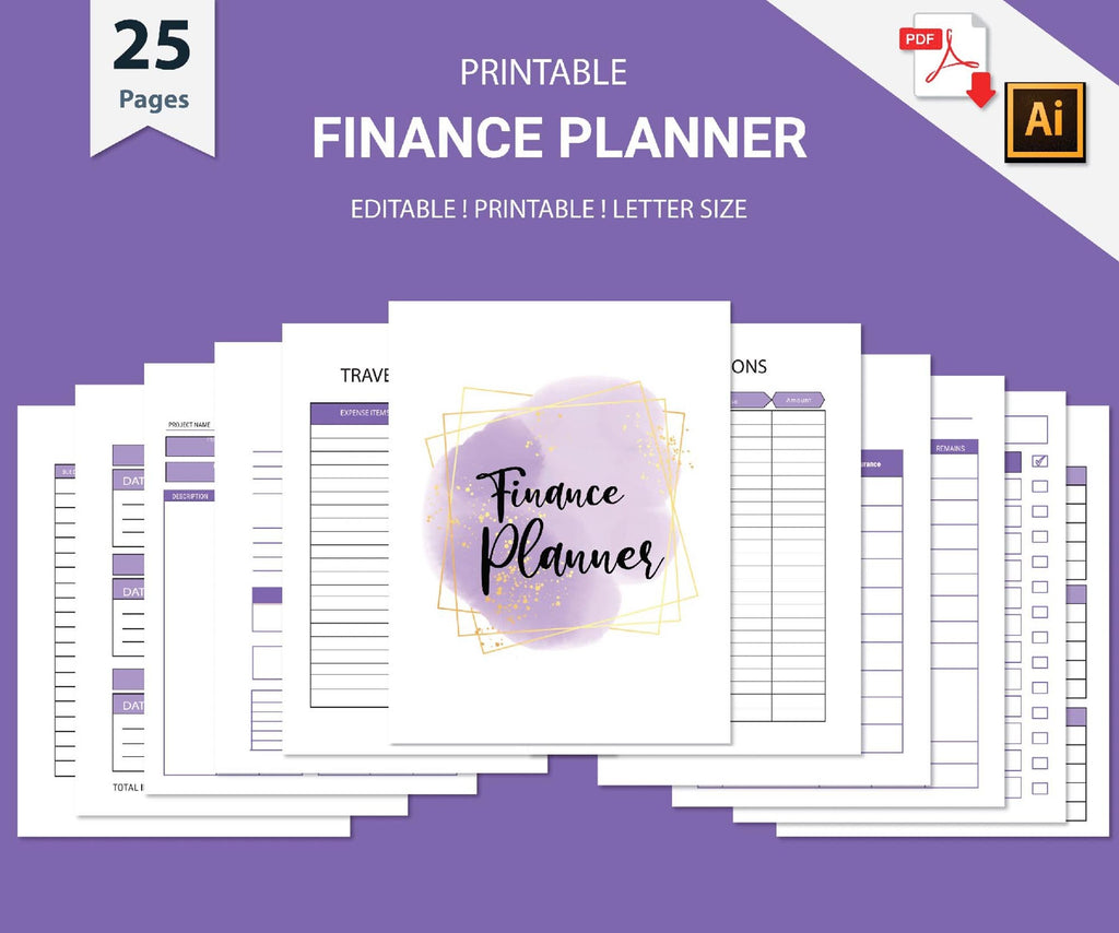 Budget Planner,Finance Planner, Finance Tracker, Finance Planner Printable,Financial Planner