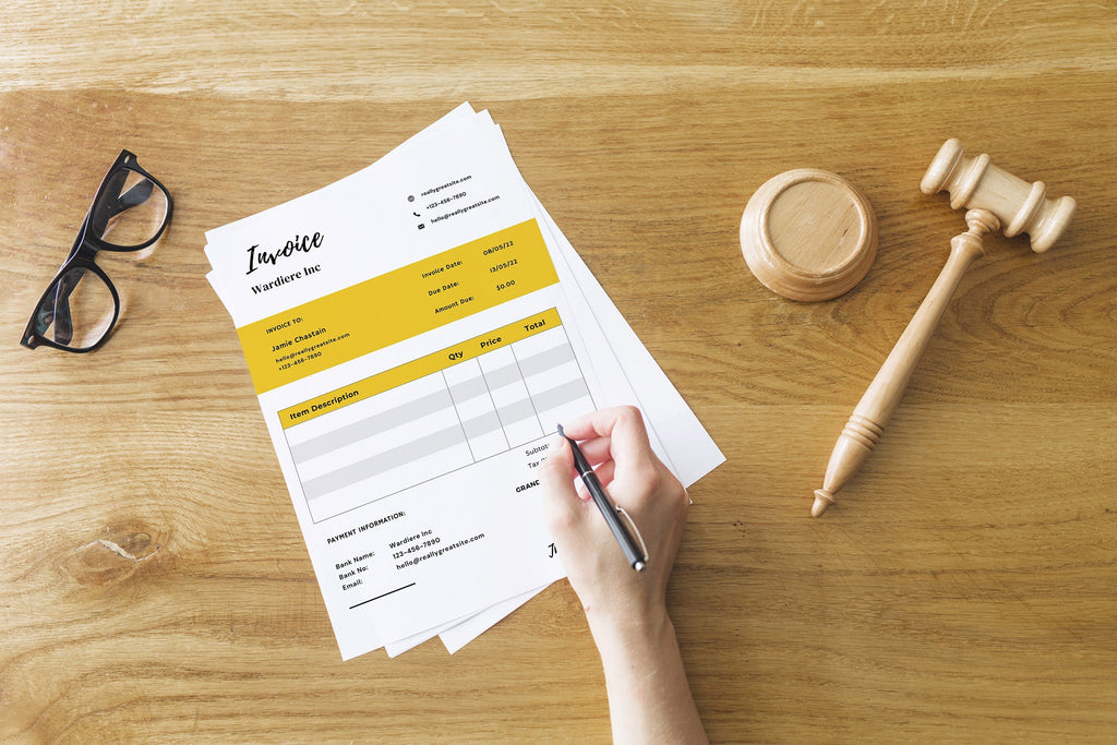 Business Invoice Template | Editable Simple Billing Form |Custom Invoice Template