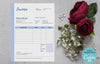 Digital Invoice Template | Printable Invoice | Custom Order Forms |Editable Billing Form