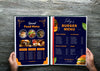 Digital Restaurant Menu Flyer Template,Food Menu Template, Cafe Menu, Restaurant Menu,Modern Menu