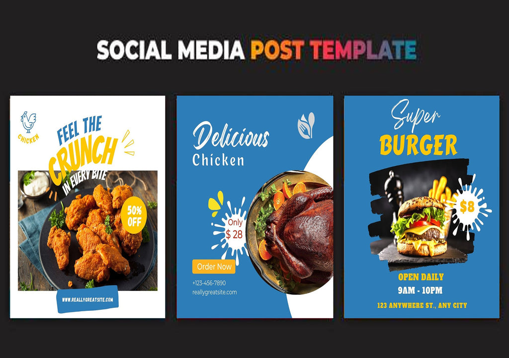 Editable Food Instagram Template,Food Instagram Story,Social Media Post