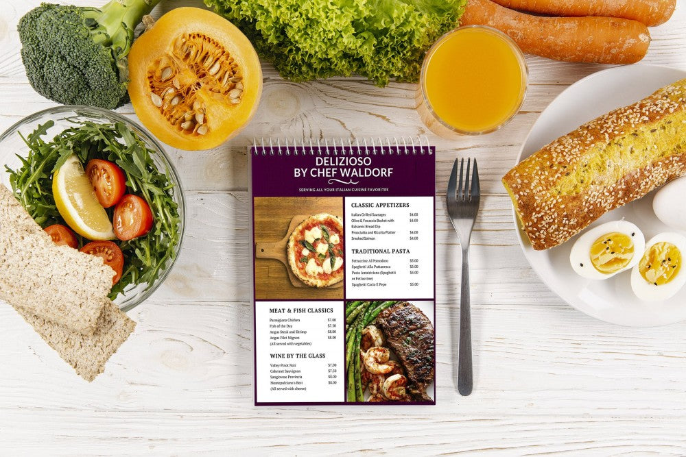Editable Food Menu Template - Instant Download