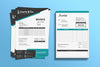 Editable Invoice Template , Modern Invoice ,Minimalist Invoice,Order Form Invoice, Canva Template