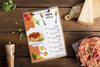 Editable Menu Template, Cafe Menu Template, Restaurant Food Menu Printable