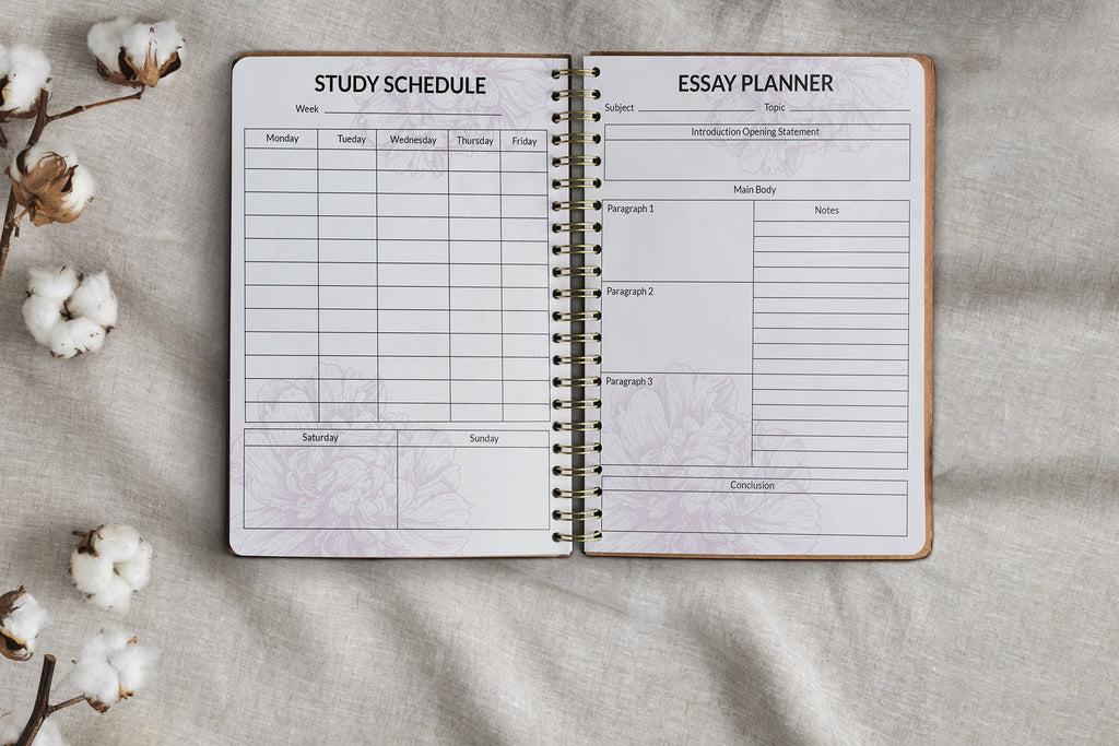 Editable Student Planner, Study Planner Printable, Academic Planner,Study Organiser