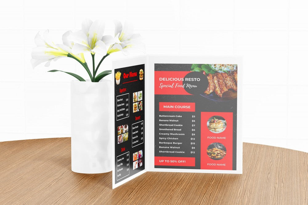 Food and Drink Menu Template, Restaurant Menu , Printable Food Menu Card