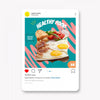 Food Blogger Social Media Template for Canva Recipe Ebook Branding
