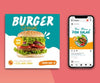 Food Instagram |Foodie Blogger Canva Template| Social Media Marketing| instagram post|Cafe Restaurant