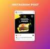 Food Instagram Posts|Foodie Blogger Canva Template|Social Media Marketing