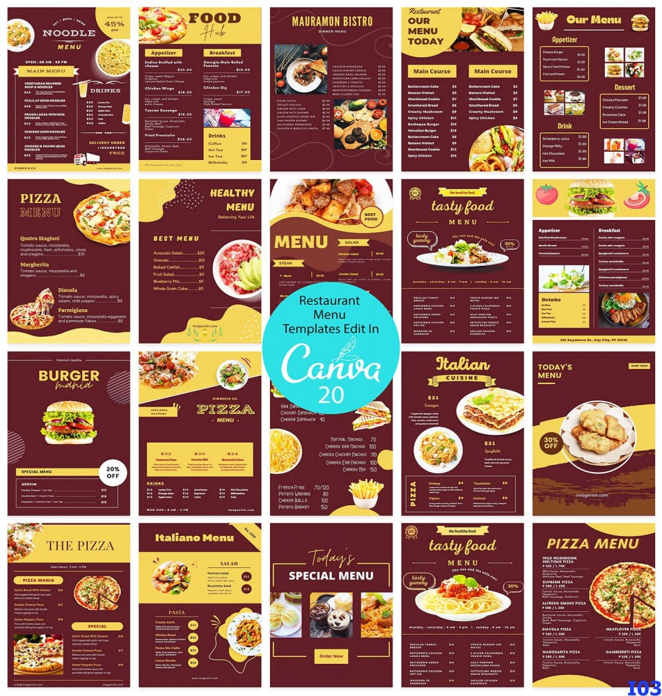 Food Menu template,Restaurant menu,Editable Menu Template,Cafe Menu