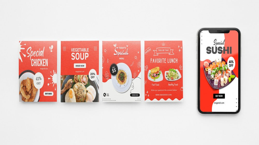 Foodie Blogger Canva Template Engagement Boost Template for Instagram