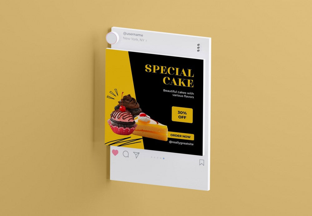 Foodie Canva Template Bundle for Instagram,Social Media Templates