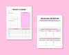 Goal Planner BUNDLE,Editable Goal Planner,Monthly Goal Setting,Goals Tracker