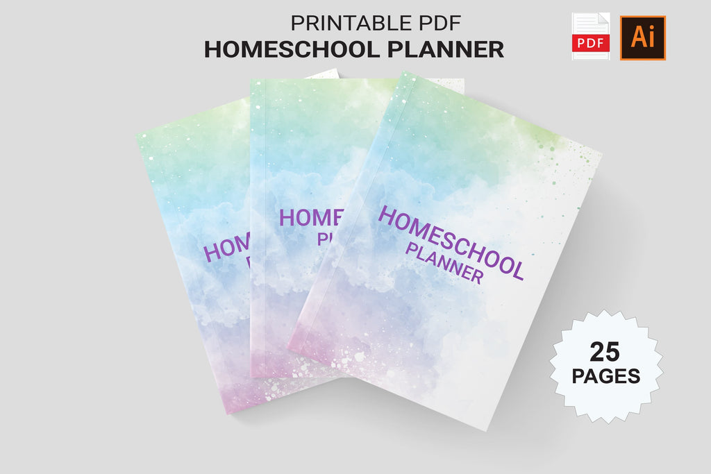 Homeschool Planner Printable | Homeschooling | Academic Planner