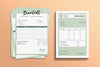 Custom Invoice Template, Printable Invoice, Invoice Form