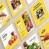 Restaurant Instagram post template Bundle, Food Instagram Post Template