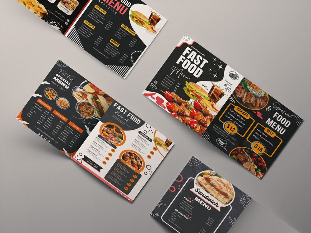 Restaurant Menu,Menu Flyer Template, Menu Design,Canva Editable Menu, Food Menu, Instant download