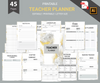 Teacher Planner Printable Pages,Lesson Plan Template,Academic Planner