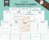 Teacher planner Printable,Lesson planner,Teacher Journal,Academic Planner