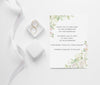 Wedding Invitation Printable, Floral wedding invite,Greenery Wedding Invitation
